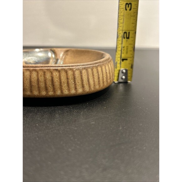 Vintage POTTERY CRAFT Made in USA Soap Dish Earth Tones - Picture 5 of 5